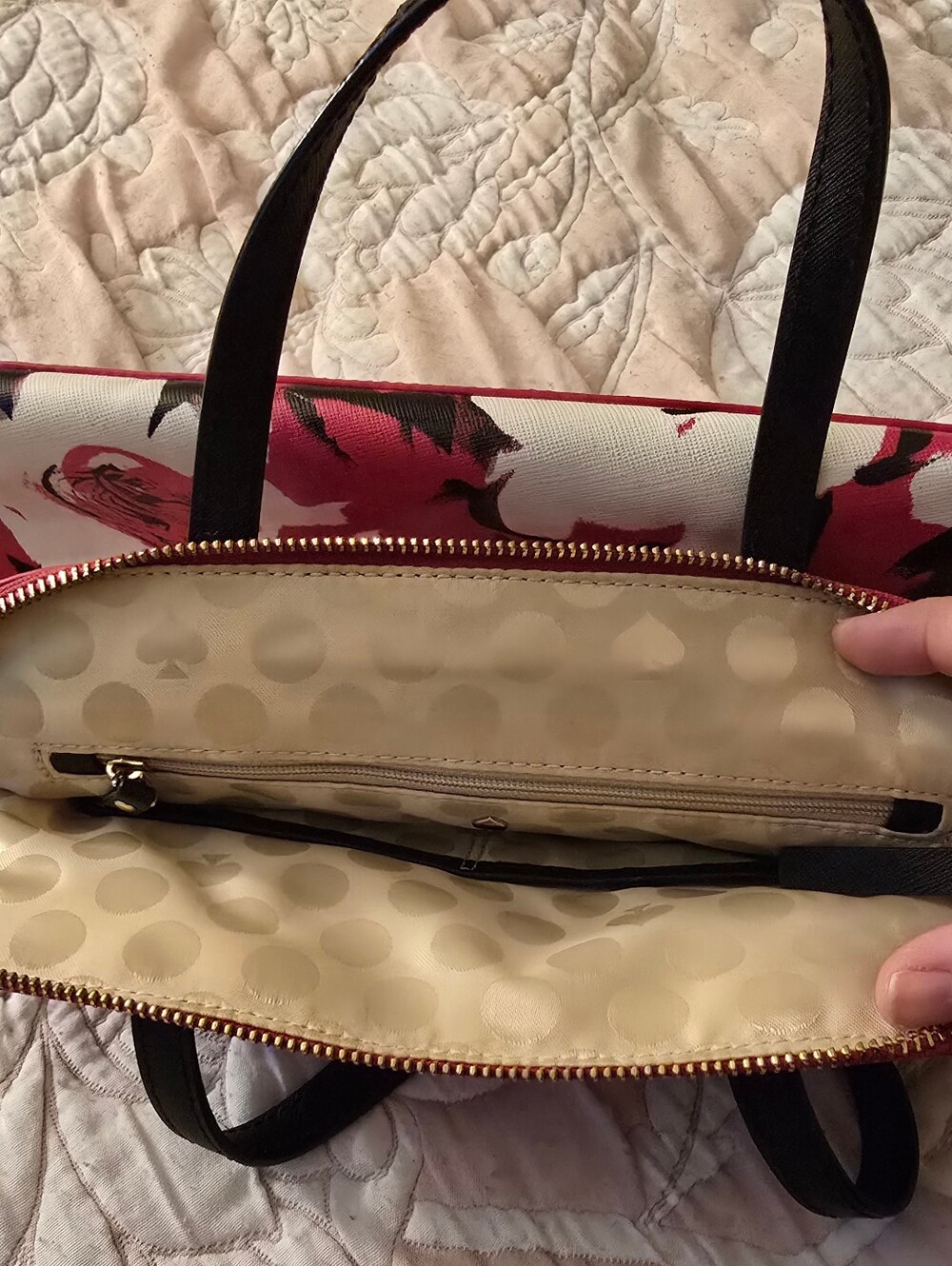 Kate Spade Rose Purse RARE - Picture 10 of 12